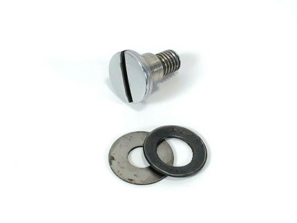 Singer 221 Featherweight Chrome Bobbin Winder Screw w Washers Simanco 51355