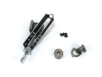 Singer 221 Featherweight Sewing Machine Stitch Length Regulator Lever Assembly w Black Plate