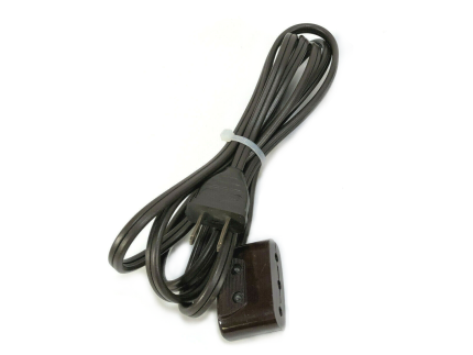 Singer 401 403 404 Sewing Machine Single Lead Power Cord w Brown Bakelite Plug Simanco