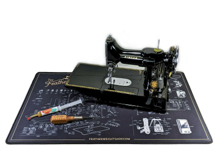 Singer Featherweight 221 Sewing Machine Schematic Service Work Mat