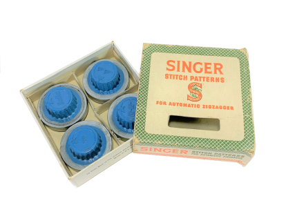 Singer Sewing Machine Automatic Zigzagger Stitch Pattern Cam Set No 3 Blue Simanco