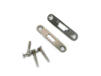 Singer Sewing Machine Bentwood Case Base Latch Plate Set Simanco 124517 87427
